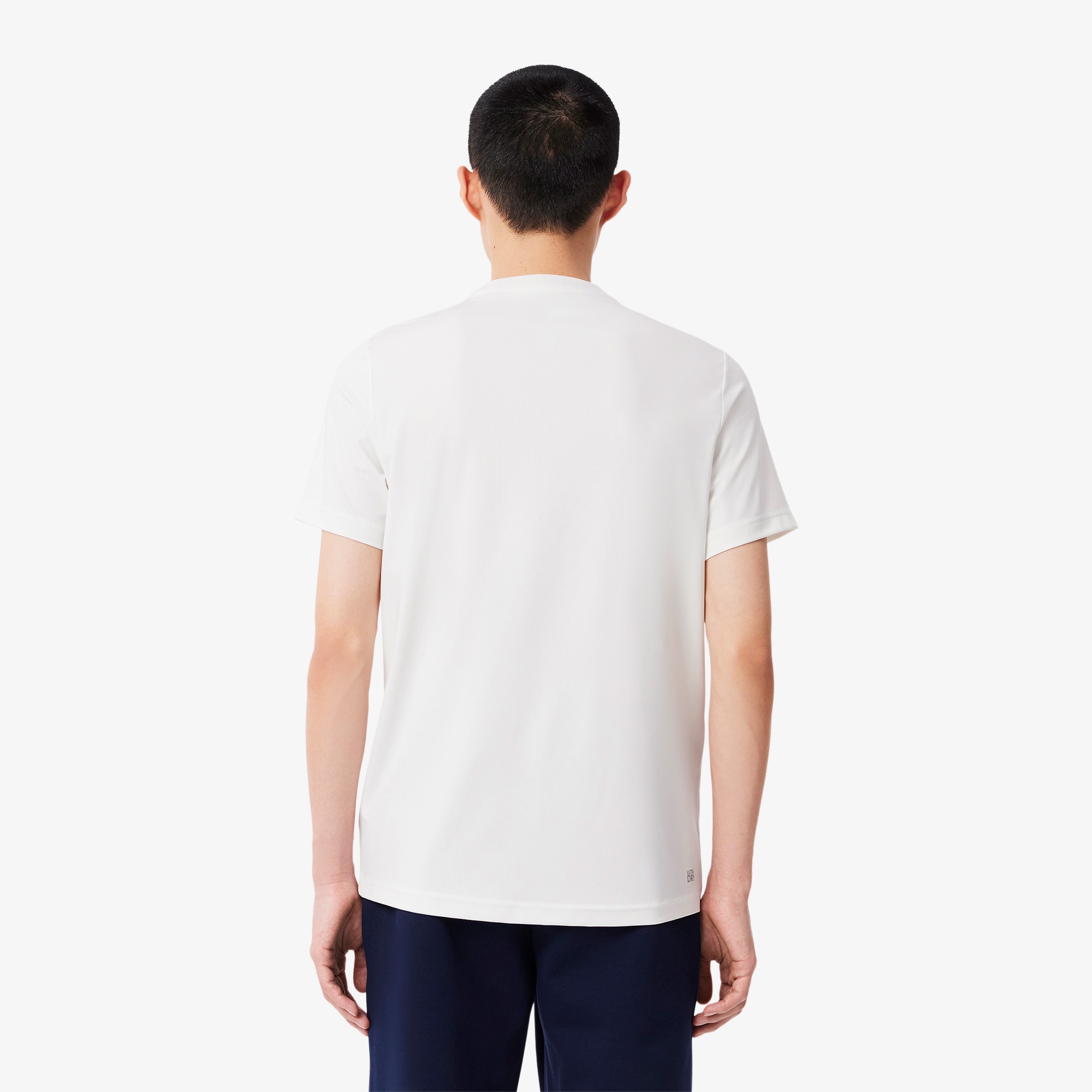 Lacoste UV Protect Lightweight Stretch Sport Erkek Beyaz T-Shirt
