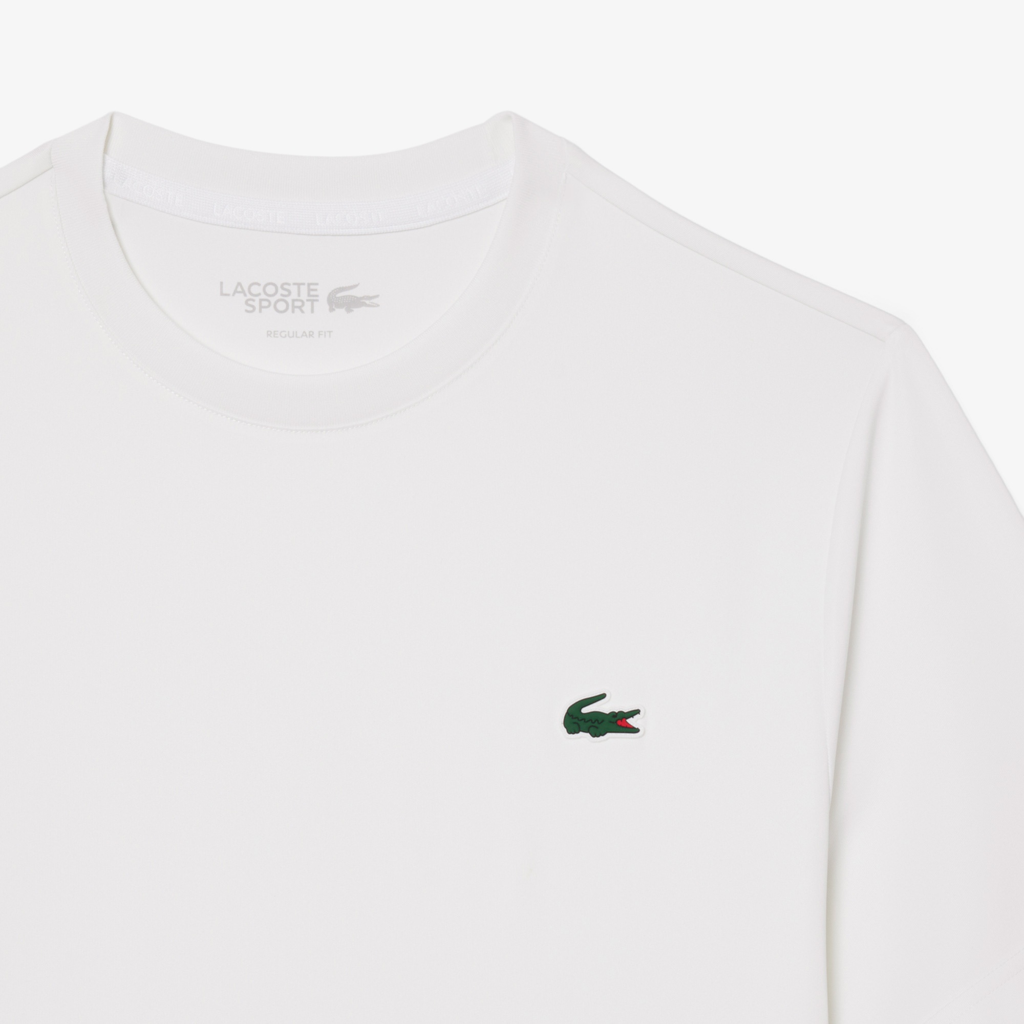 Lacoste UV Protect Lightweight Stretch Sport Erkek Beyaz T-Shirt