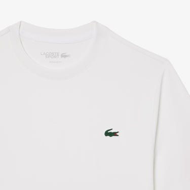  Lacoste UV Protect Lightweight Stretch Sport Erkek Beyaz T-Shirt