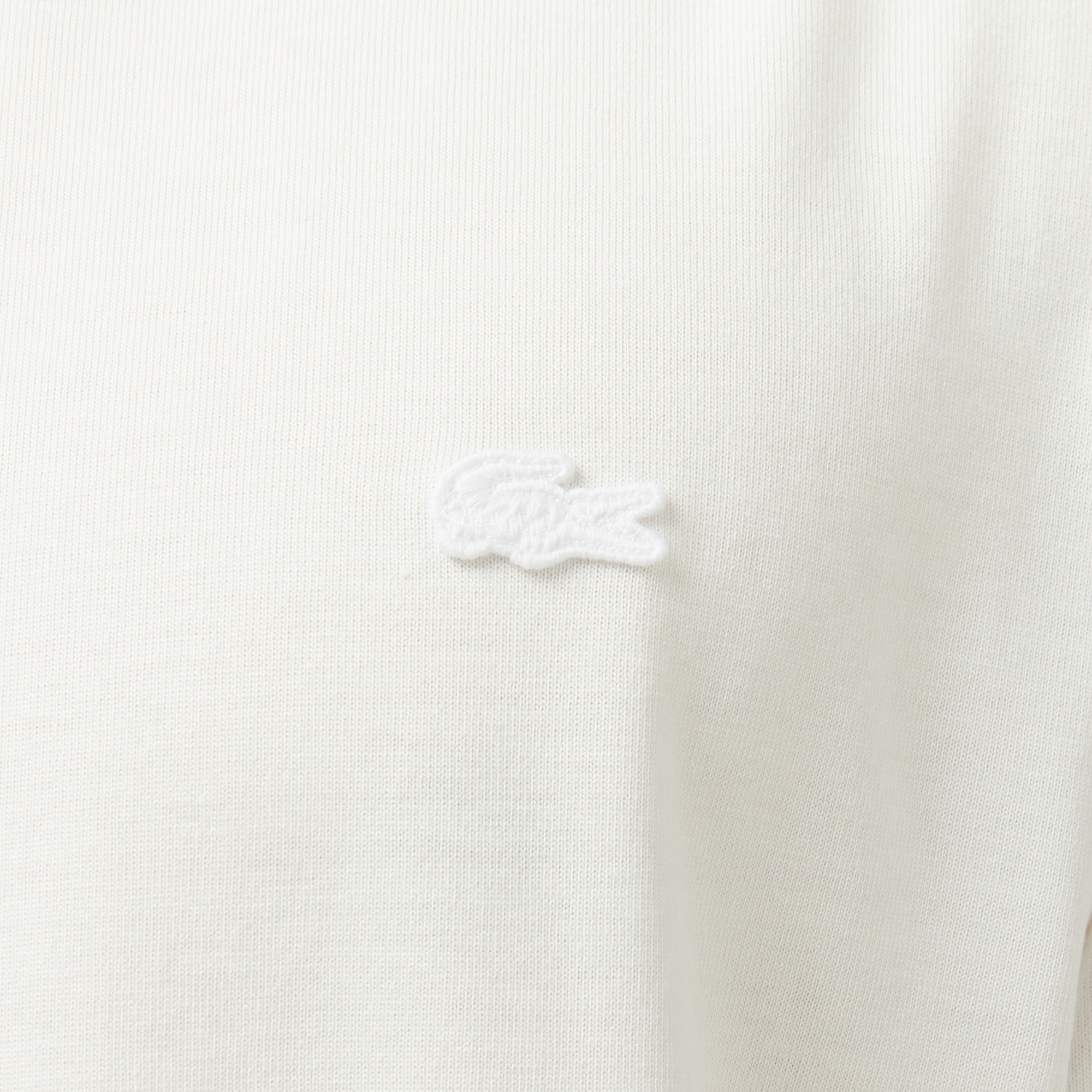 Lacoste Erkek Relaxed Fit Bisiklet Yaka Beyaz T-Shirt