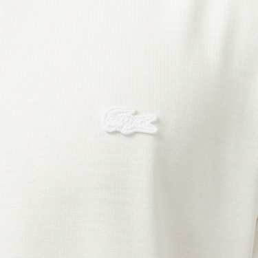  Lacoste Erkek Relaxed Fit Bisiklet Yaka Beyaz T-Shirt