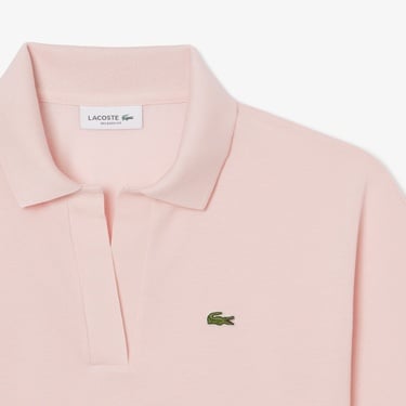  Lacoste Kadın Relaxed Fit Pembe Polo