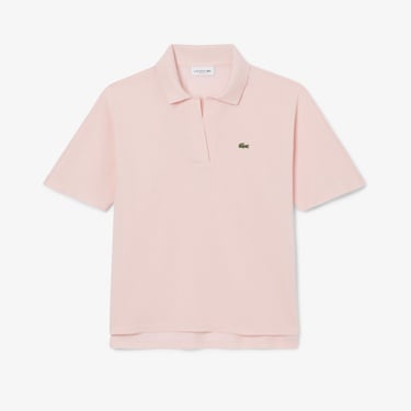  Lacoste Kadın Relaxed Fit Pembe Polo