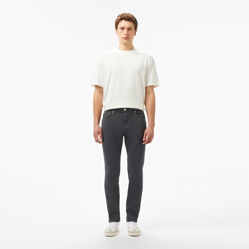  Lacoste Erkek Slim Fit Gri Jean Pantolon