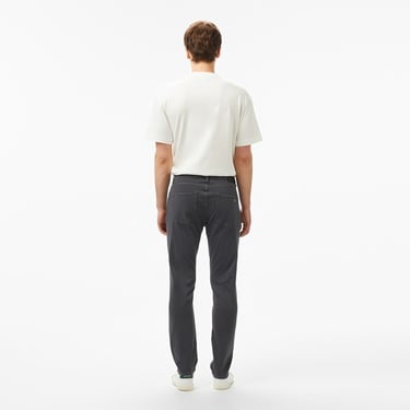  Lacoste Erkek Slim Fit Gri Jean Pantolon