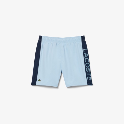  Erkek Çocuk Renk Bloklu Mavi Mayo