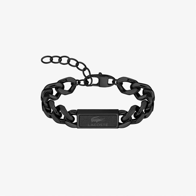  Lacoste Erkek Siyah Bileklik