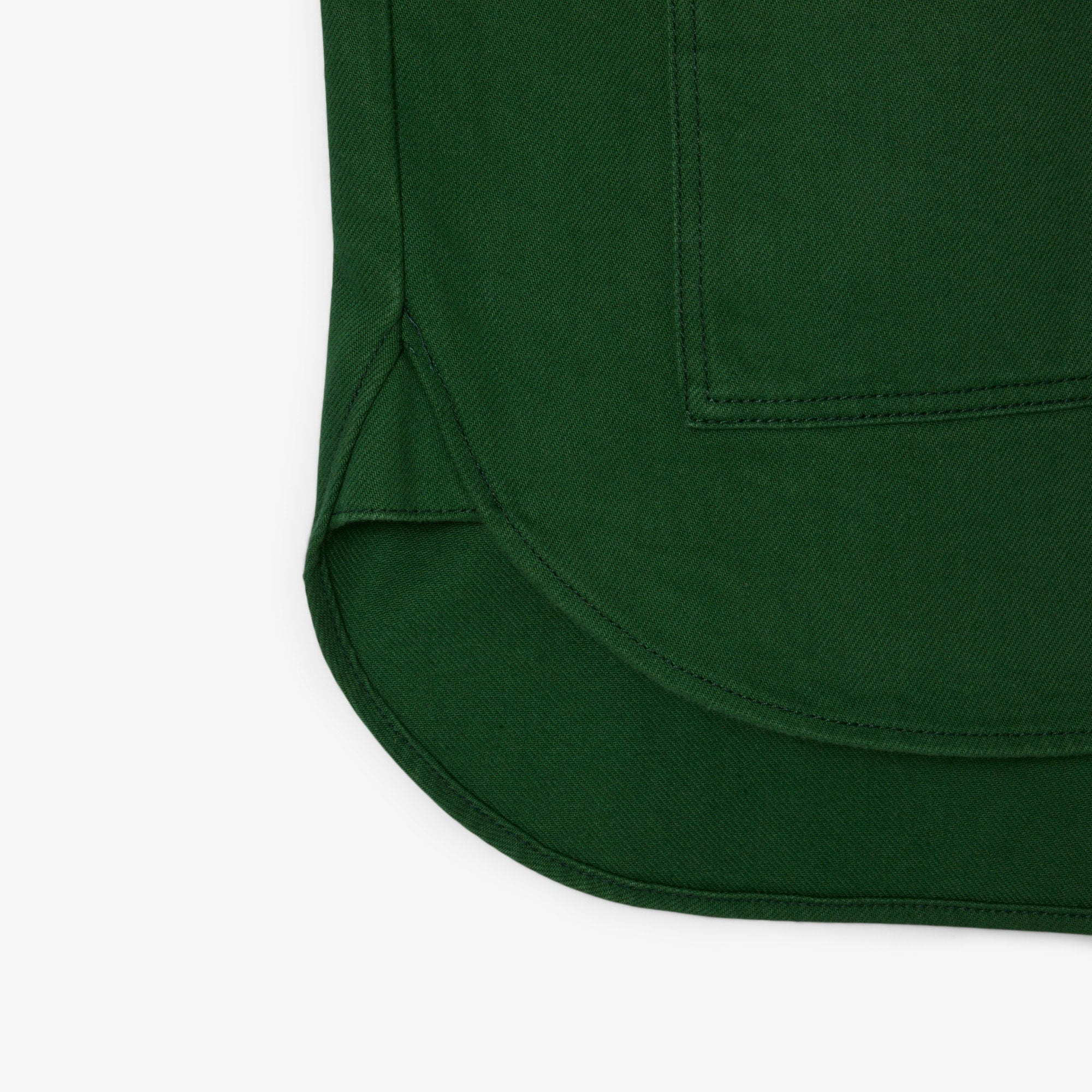 Lacoste Kadın Relaxed Fit Denim Yeşil Ceket