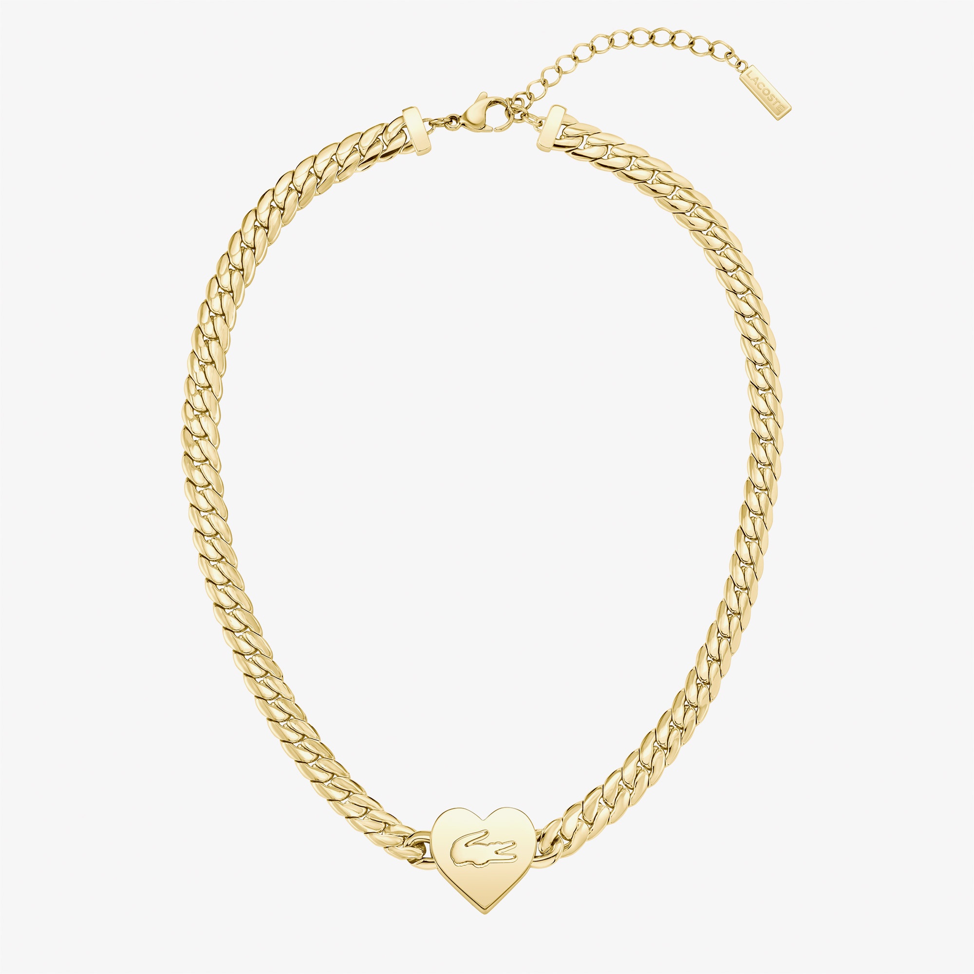 Lacoste Love My Croc Kadın Sarı Kolye