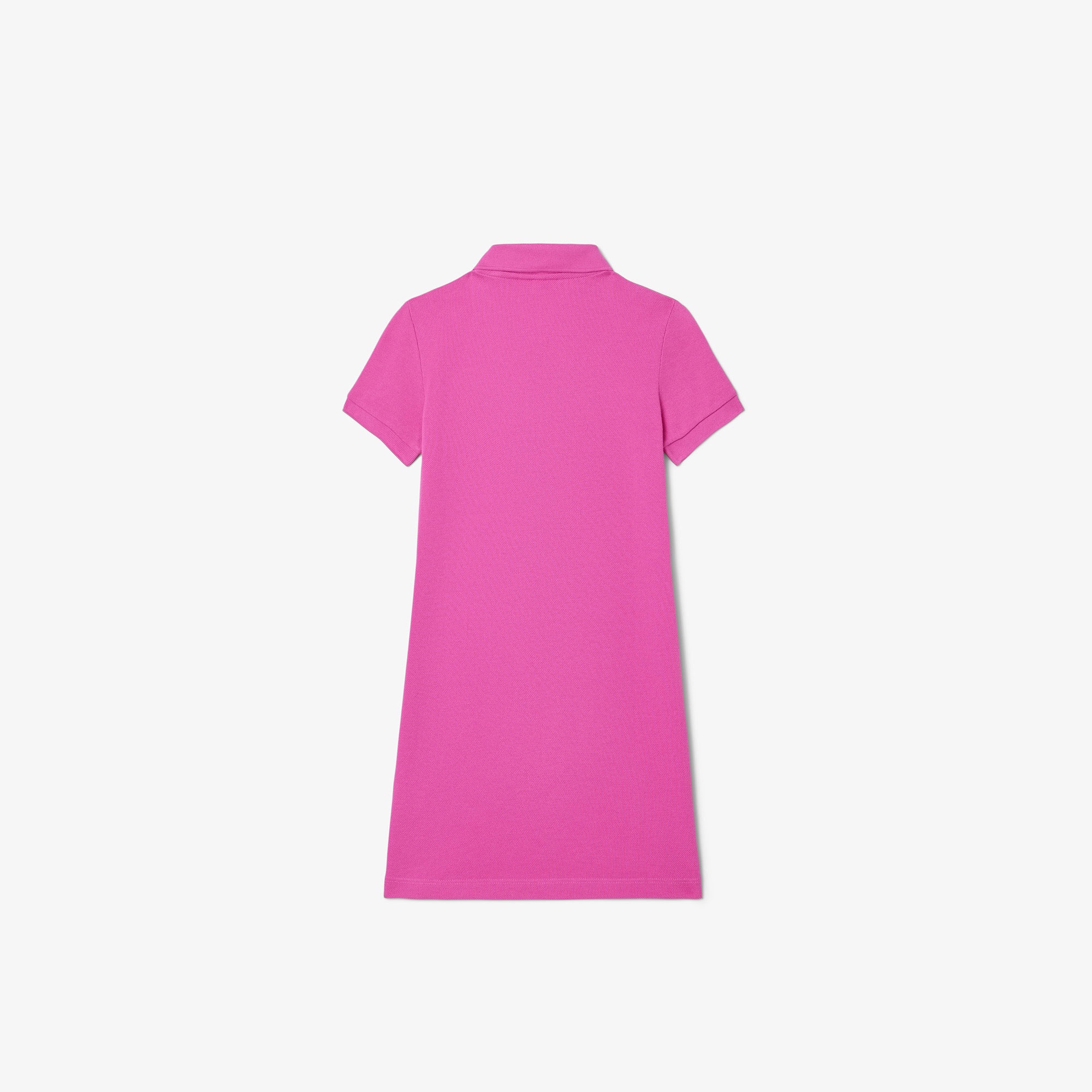 Lacoste Kız Çocuk Kısa Kollu Polo Yaka Pembe Elbise