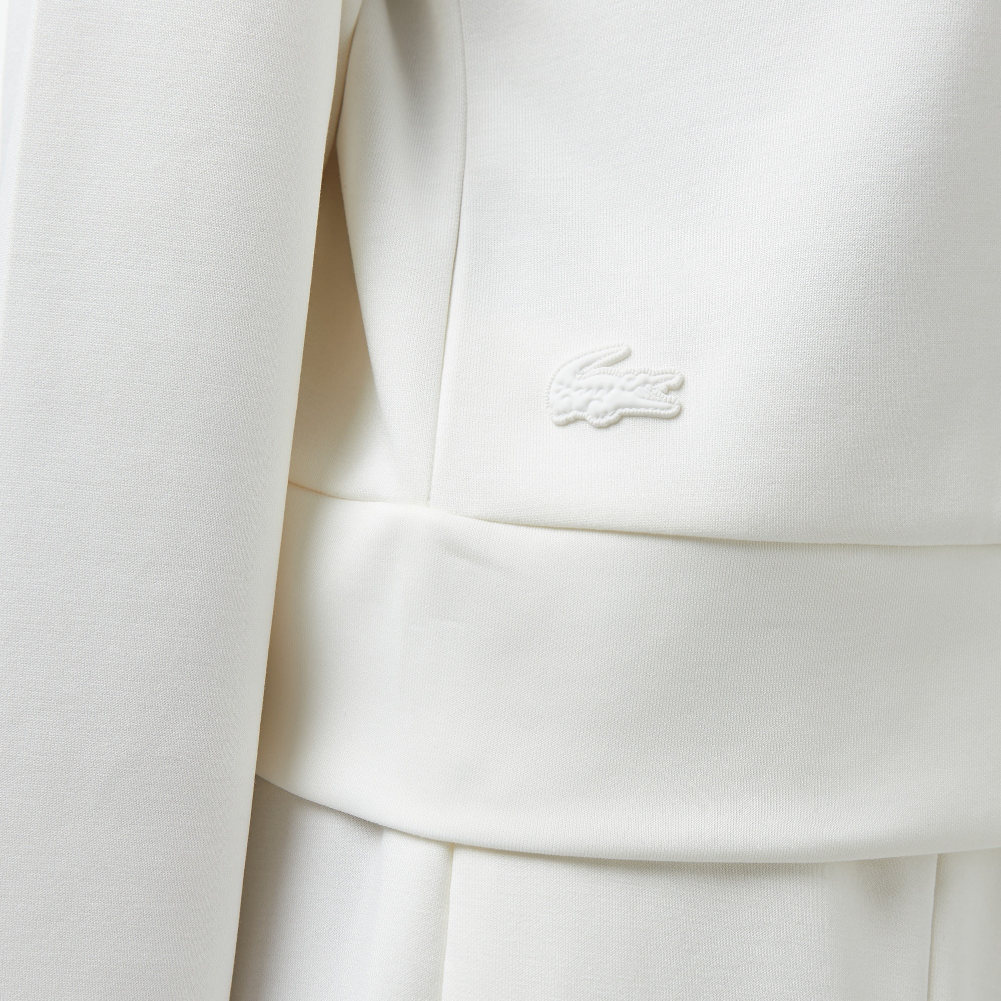 Kadın Relaxed Fit Kapüşonlu Baskılı Beyaz Sweatshirt