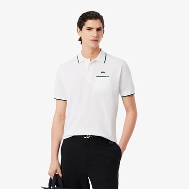  Lacoste L.12.12 Erkek Classic Fit Beyaz Polo