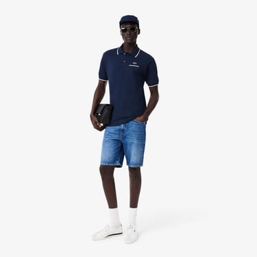  Lacoste L.12.12 Erkek Classic Fit Lacivert Polo