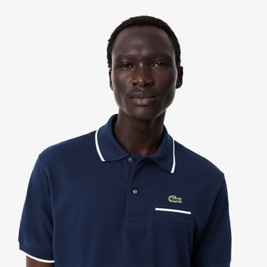  Lacoste L.12.12 Erkek Classic Fit Lacivert Polo