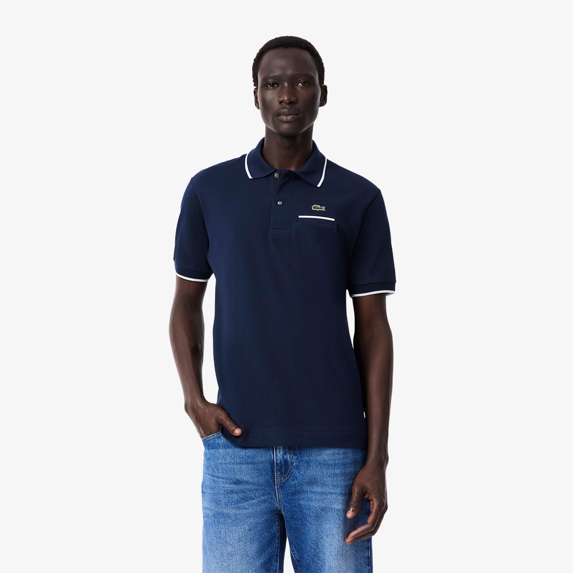 Lacoste L.12.12 Erkek Classic Fit Lacivert Polo