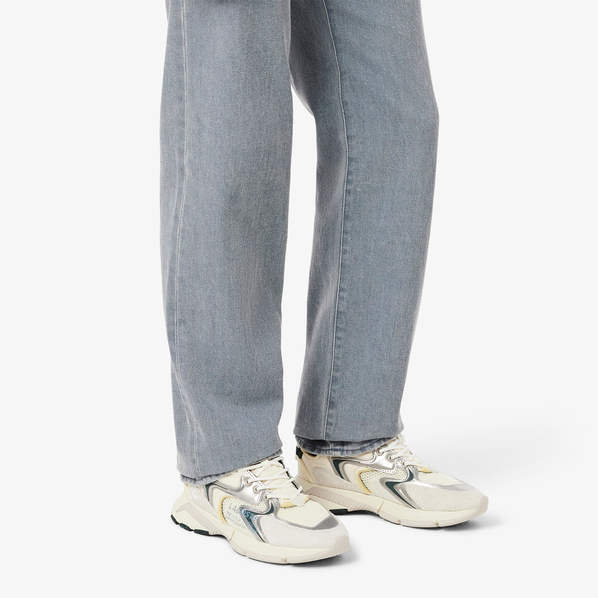 Lacoste Lacoste Beyaz L003 Neo Erkek Gri Sneaker | FashFed Beyaz - 5. görsel