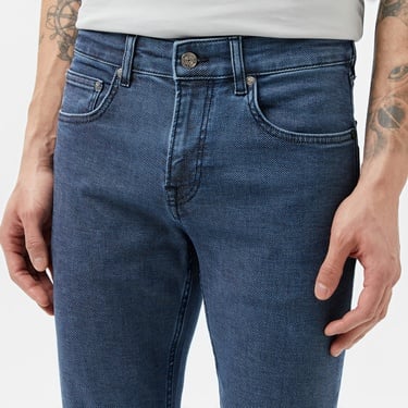  Lacoste Erkek Slim Fit Mavi Jean Pantolon