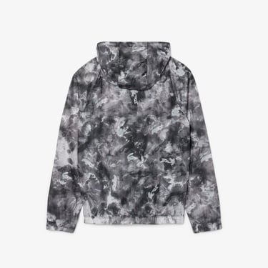  Lacoste Erkek Kapüşonlu Baskılı Siyah Ceket