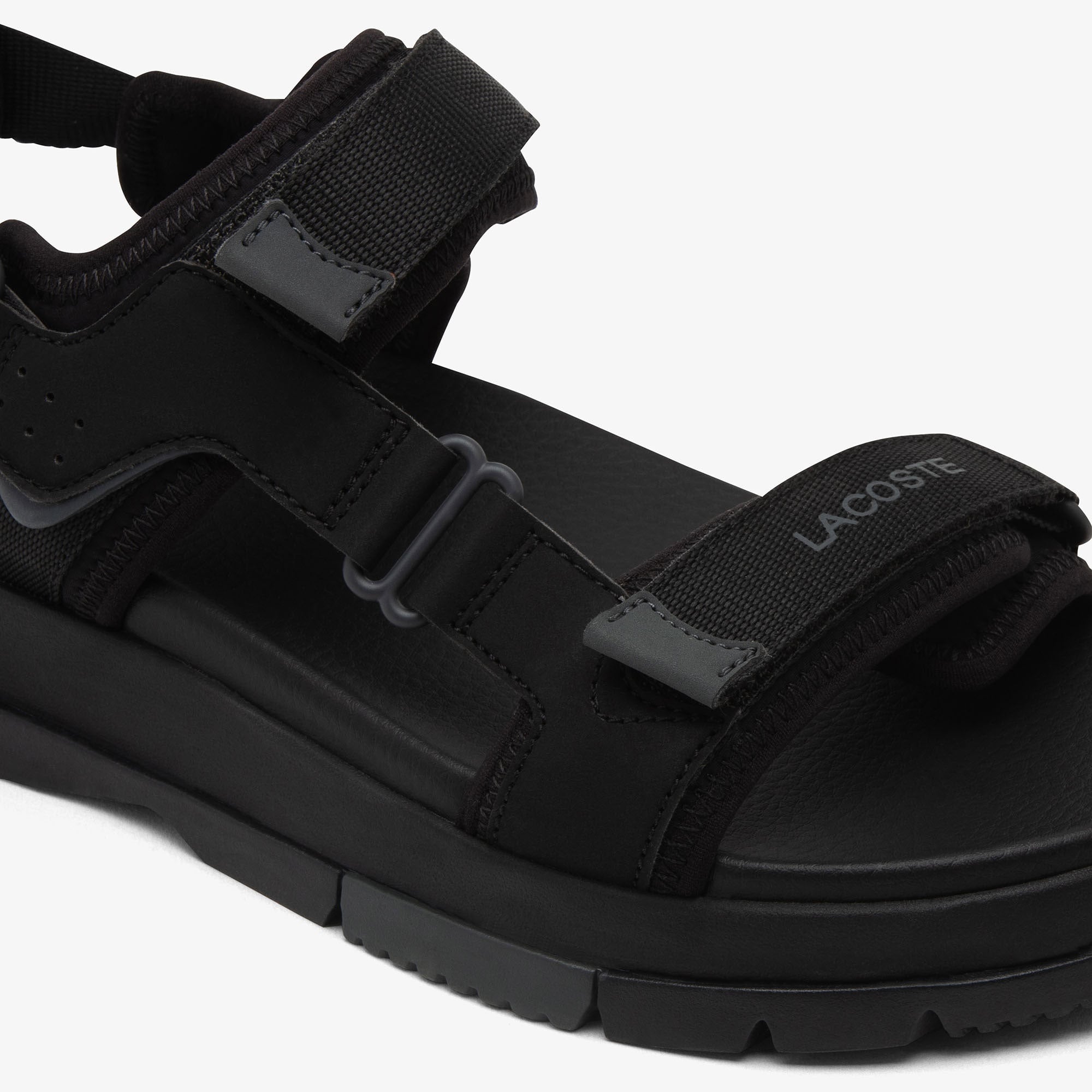 Lacoste Suruga Premium Erkek Siyah Sandalet