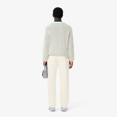  Lacoste Erkek Straight Fit Beyaz Jean Pantolon