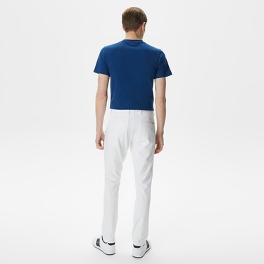  Lacoste Erkek Slim Fit Chino Beyaz Pantolon