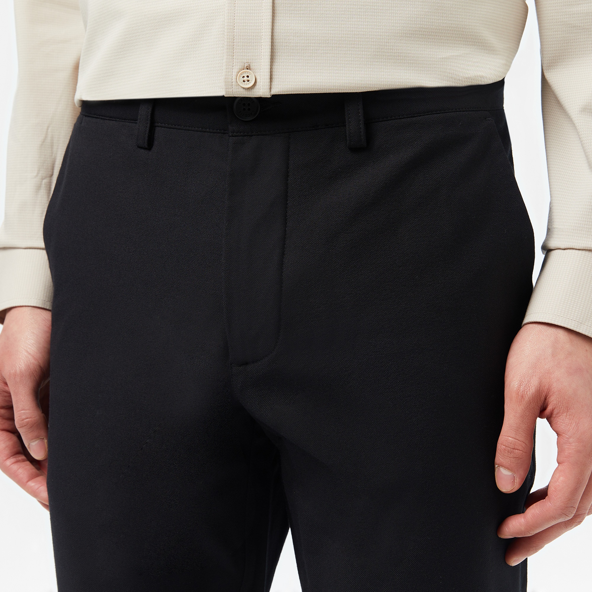 Lacoste Erkek Slim Fit Chino Siyah Pantolon