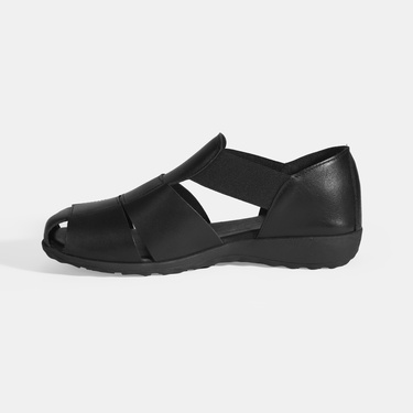  Kadın Siyah Deri DesaComfort Günlük Ayakkabı