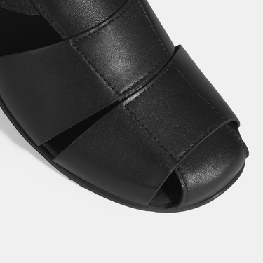  Kadın Siyah Deri DesaComfort Günlük Ayakkabı