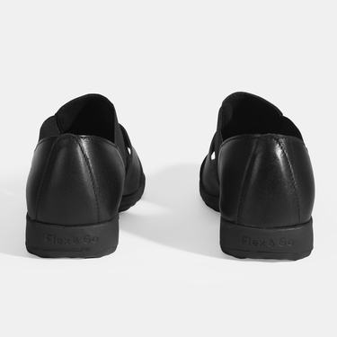  Kadın Siyah Deri DesaComfort Günlük Ayakkabı