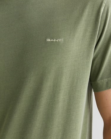 GANT Erkek Yeşil Regular Fit Bisiklet Yaka T-Shirt