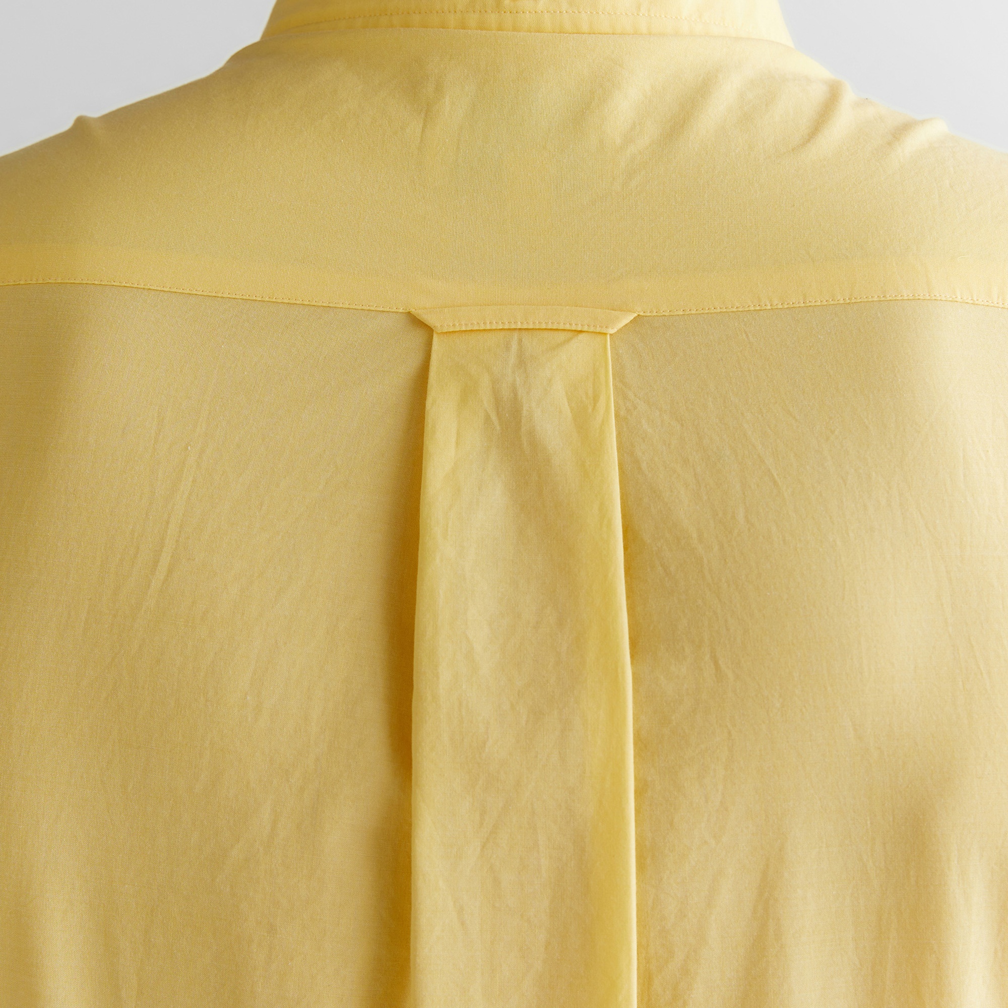 GANT Erkek Sarı Regular Fit Düğmeli Yaka Poplin Gömlek