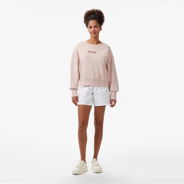  Boss Elay Kadın Pembe Sweatshirt