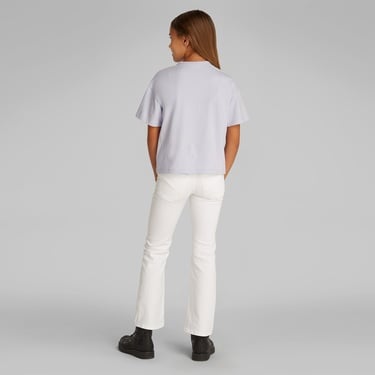  Calvin Klein Metallic Çocuk Lila T-Shirt