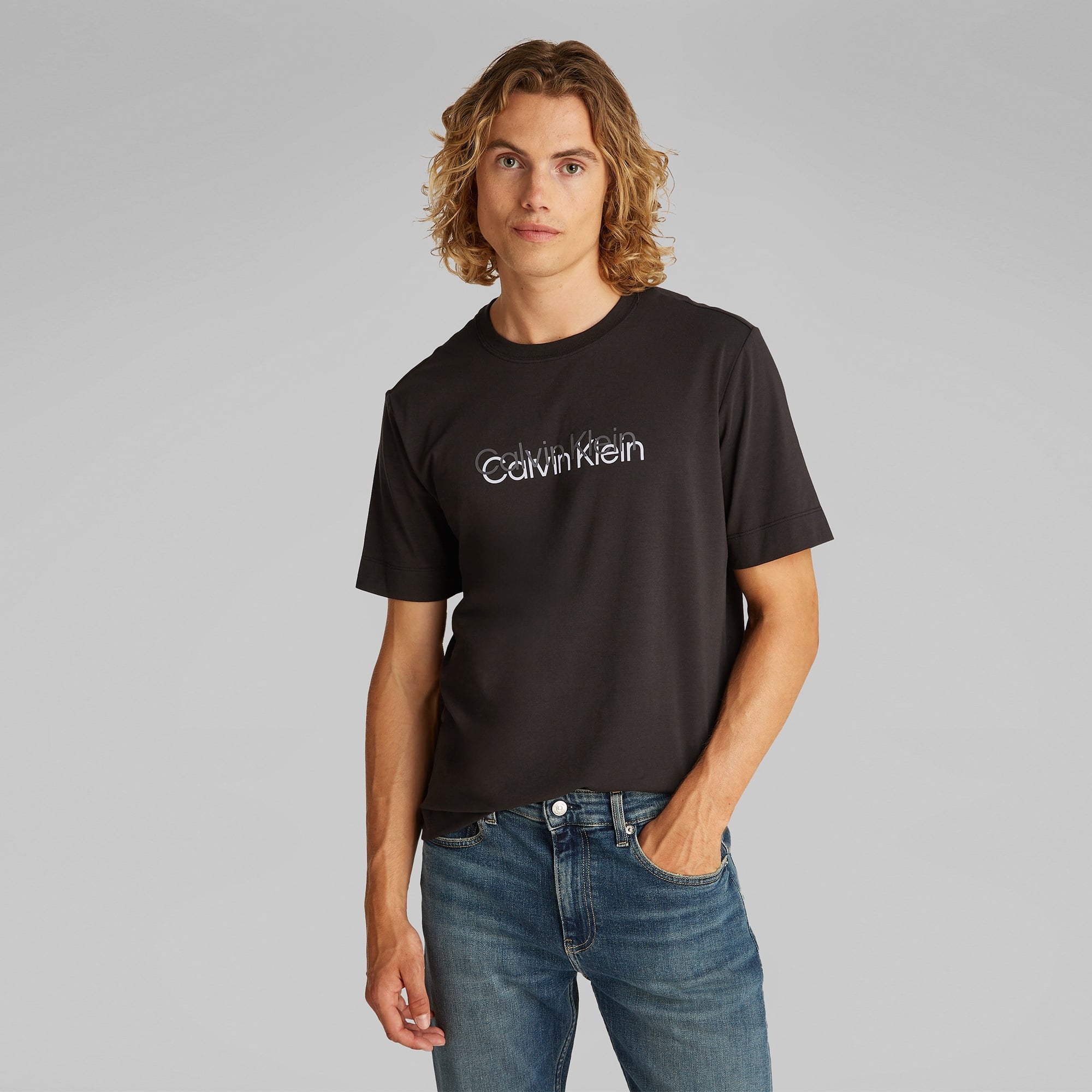 Calvin Klein Graphic Erkek Siyah T-Shirt