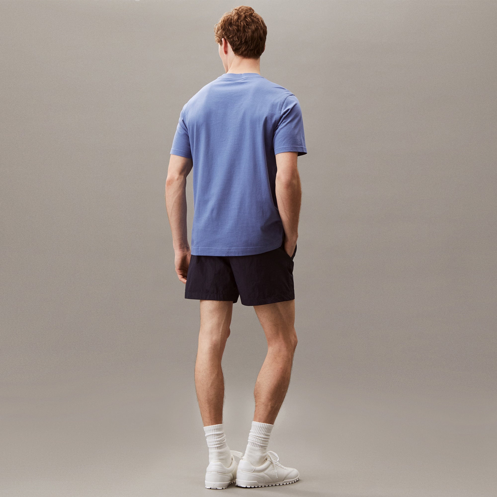 Calvin Klein Graphic Erkek Mavi T-Shirt