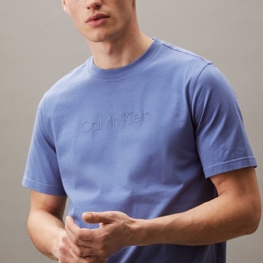  Calvin Klein Graphic Erkek Mavi T-Shirt