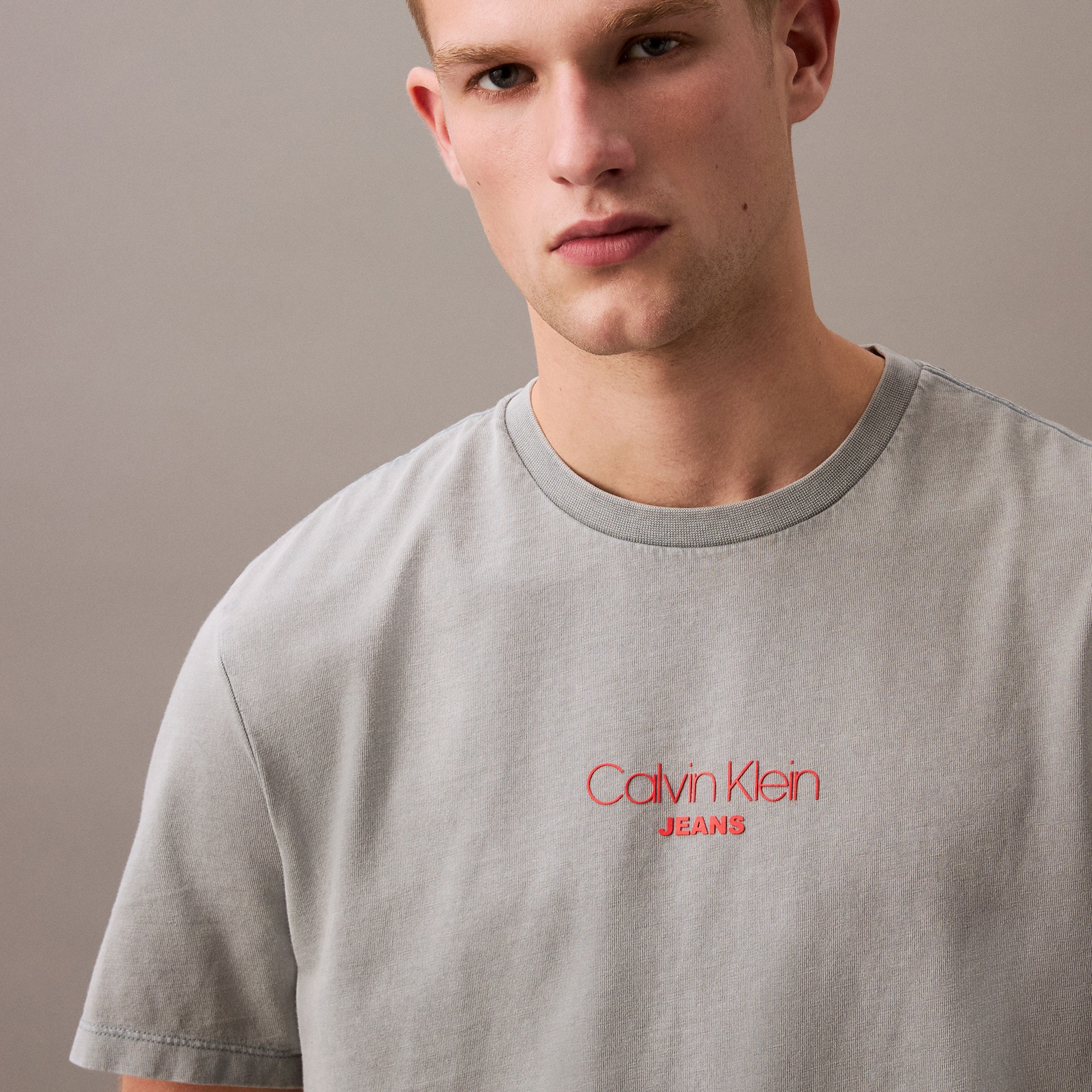 Calvin Klein Erkek Mavi T-Shirt