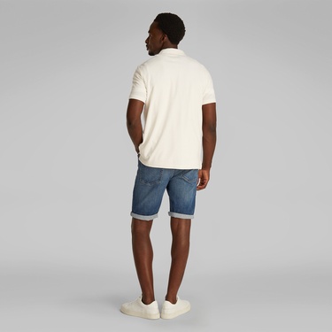  Calvin Klein Towelling Erkek Beyaz Polo