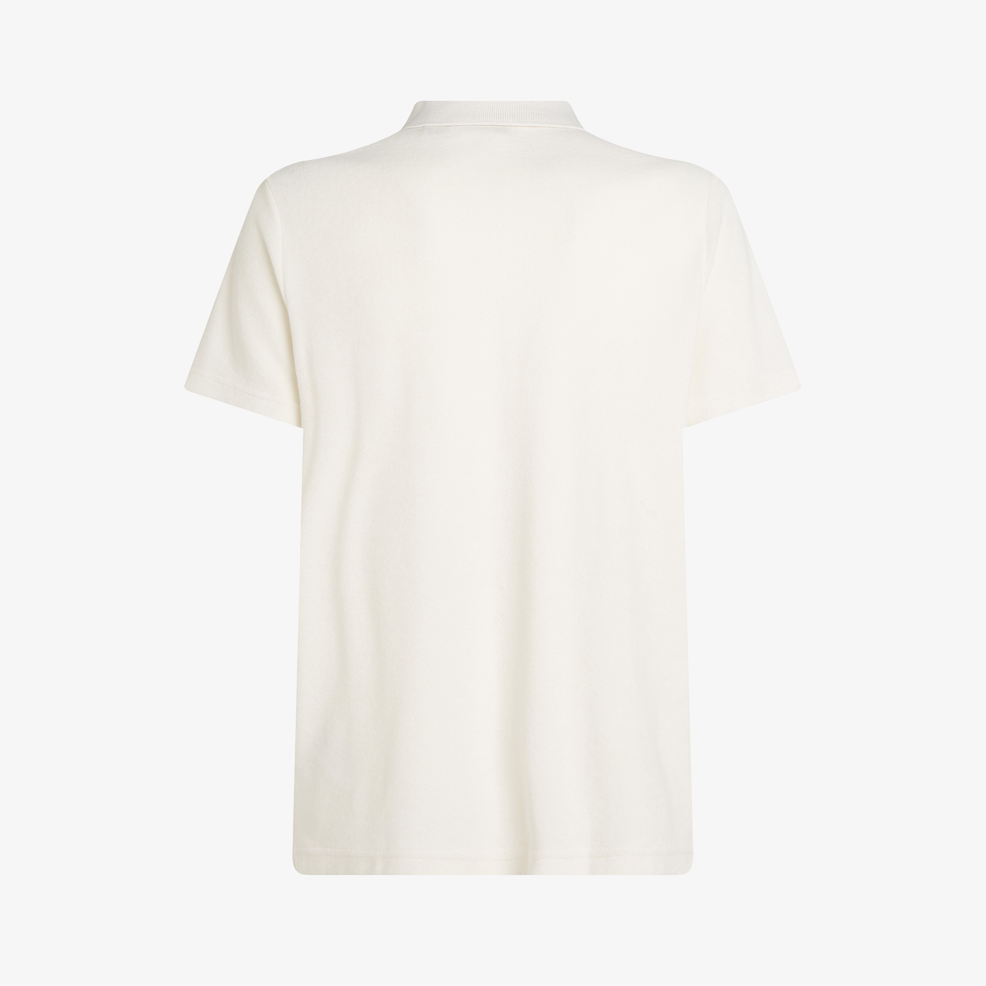 Calvin Klein Towelling Erkek Beyaz Polo