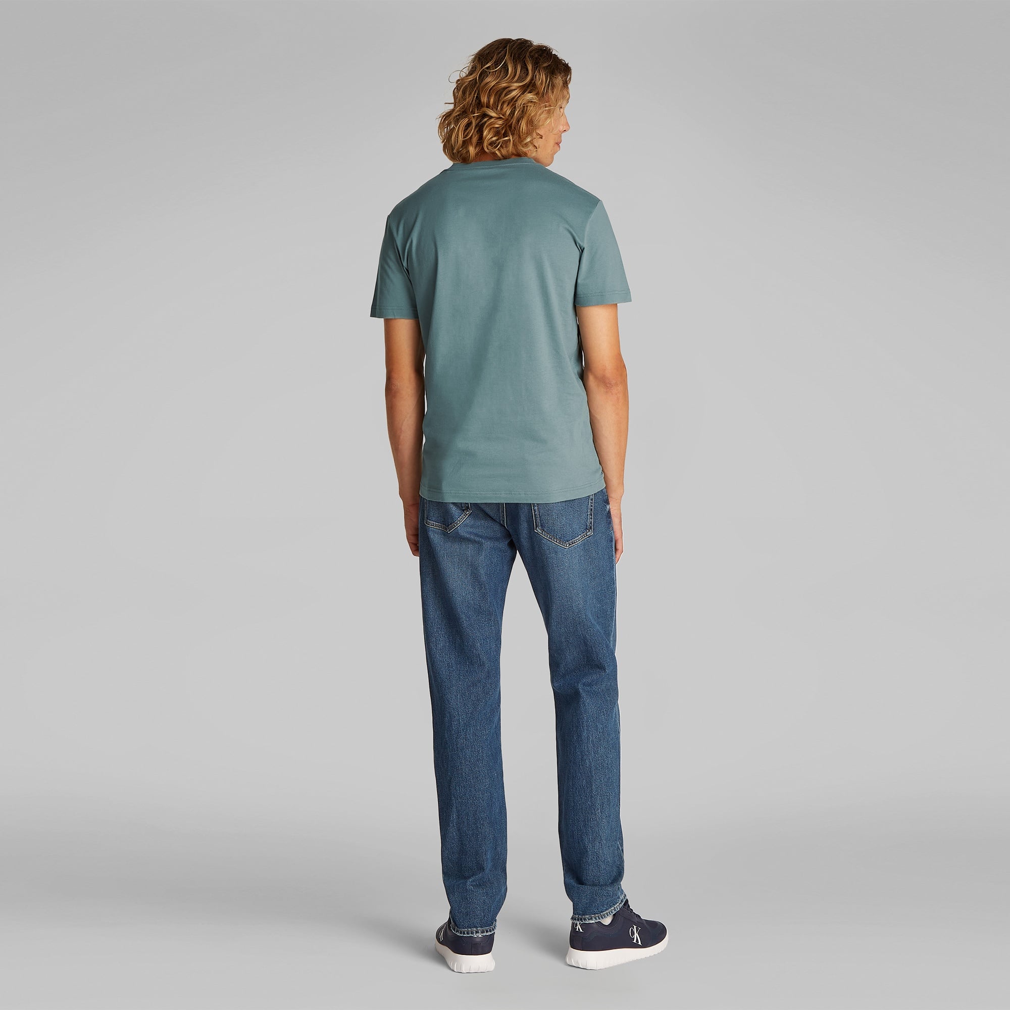 Calvin Klein Erkek Mavi T-Shirt