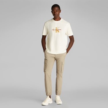 Calvin Klein Skinny Cargo Erkek Bej Pantolon