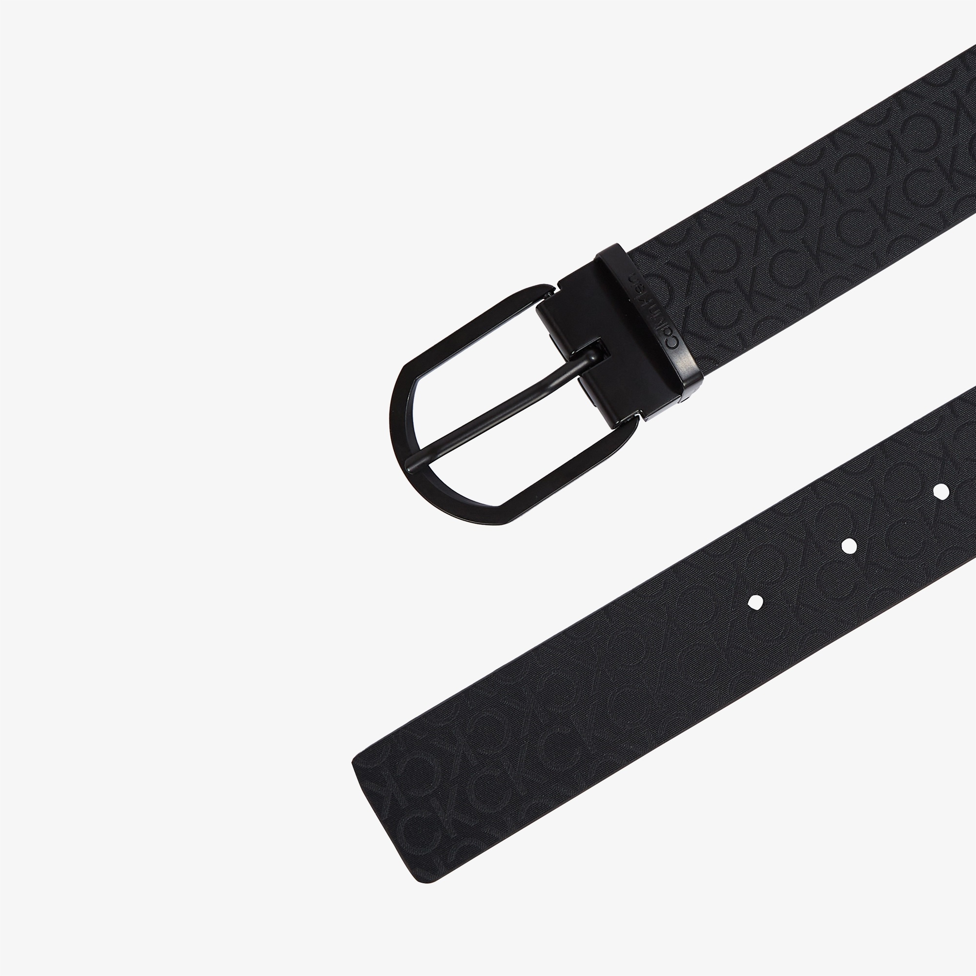 Calvin Klein Casual Round Mono 35Mm Erkek Siyah Kemer