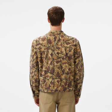  Ripndip Wired Button Up Erkek Kahverengi Ceket