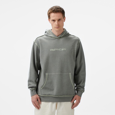  Ripndip Reverse Stitch Erkek Gri Hoodie