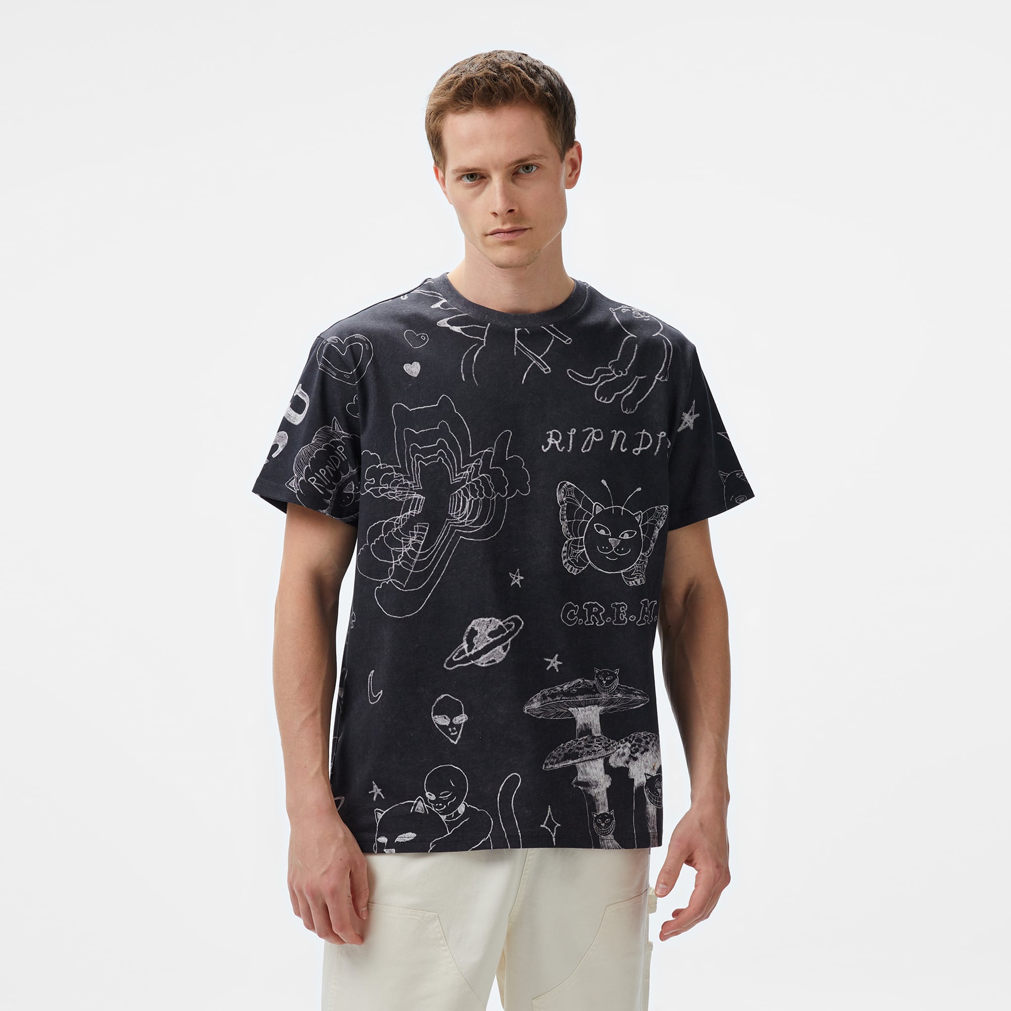  Ripndip Nermal Domination Erkek Siyah T-Shirt