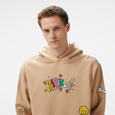  Ripndip Broken Down Erkek Kahverengi Hoodie