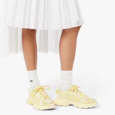 Lacoste L003 Neo Shot Kadın Sarı Sneaker