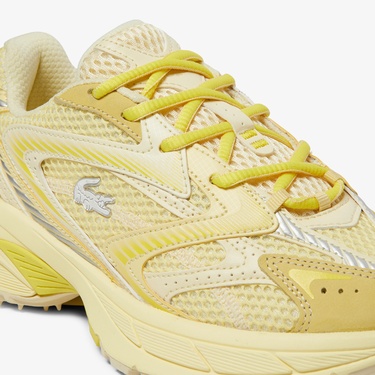  Lacoste L003 Neo Shot Kadın Sarı Sneaker