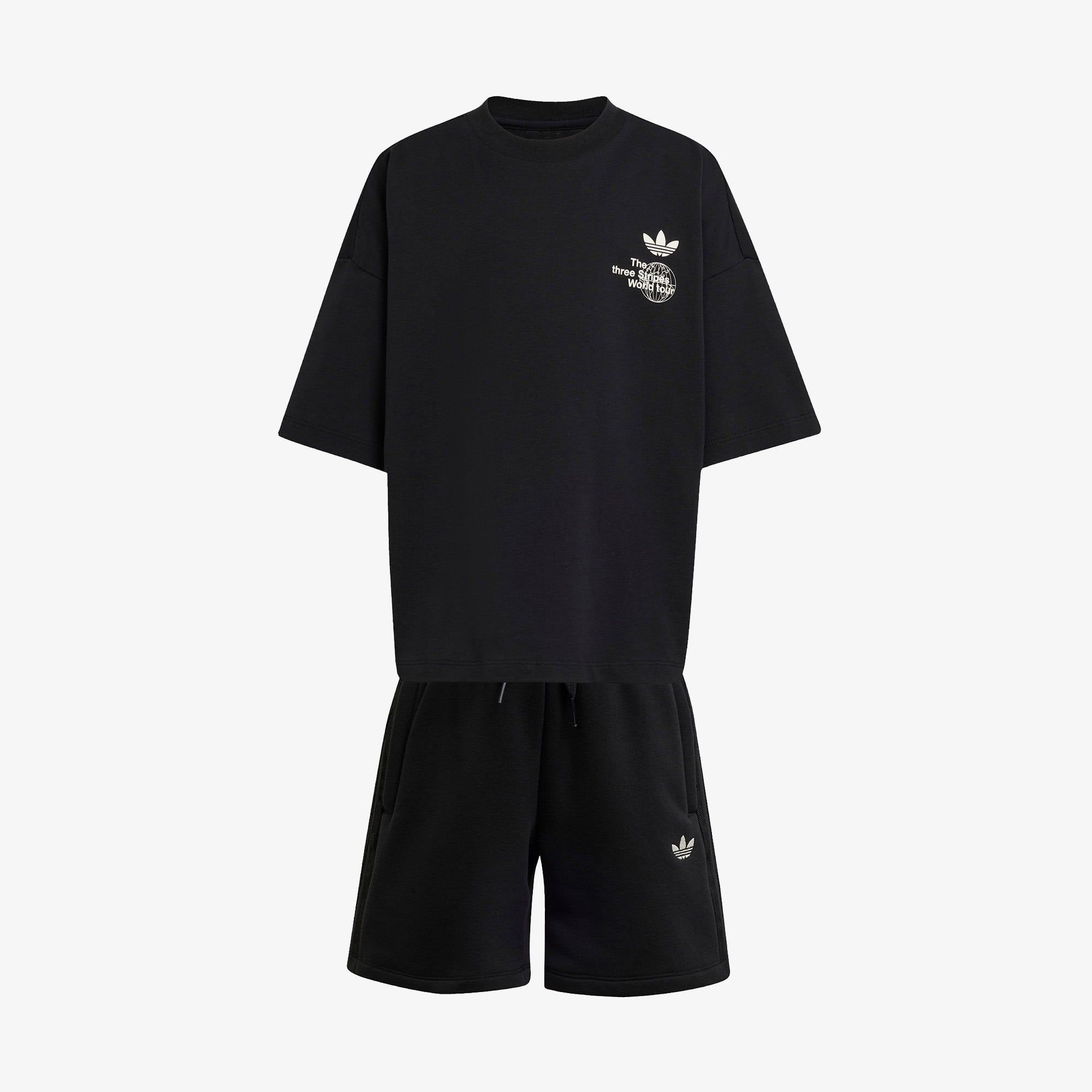 adidas Originals Çocuk Siyah Şort Takım