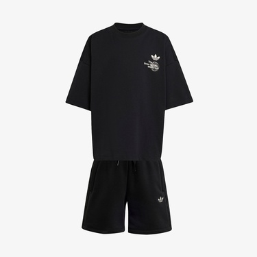  adidas Originals Çocuk Siyah Şort Takım